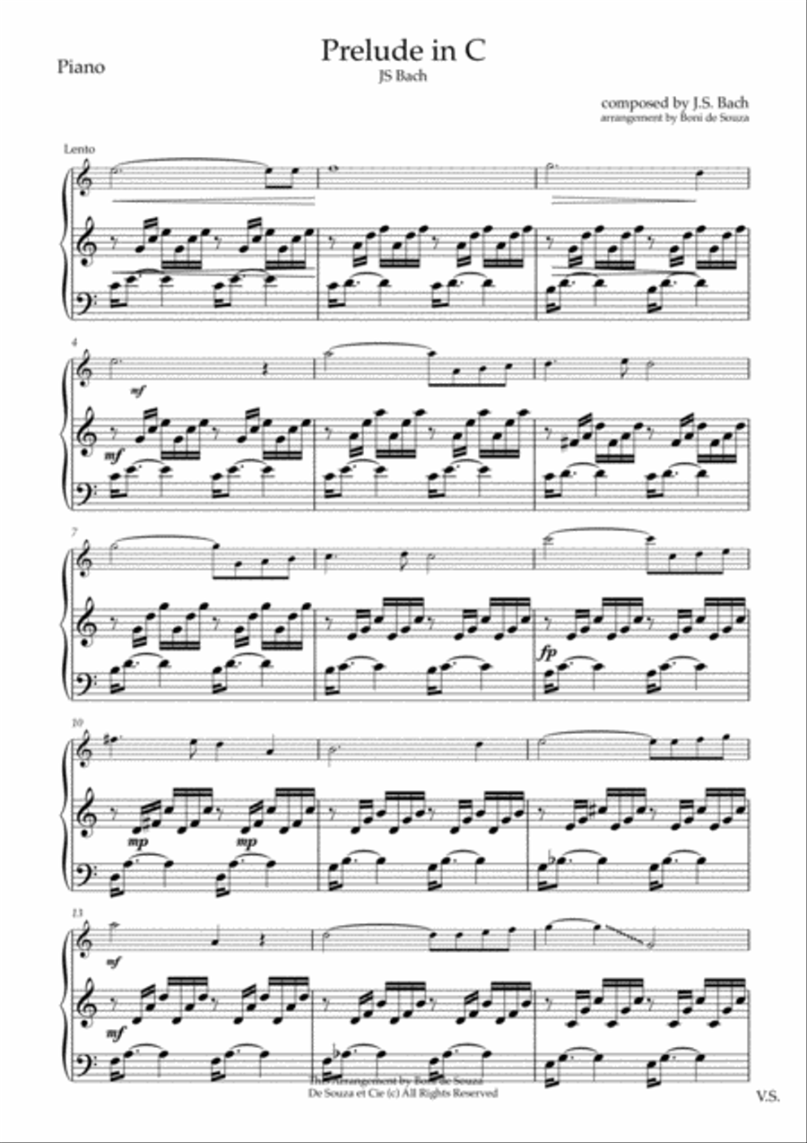 Prelude in C - JS Bach-Gounod (Chamber Ensemble) image number null