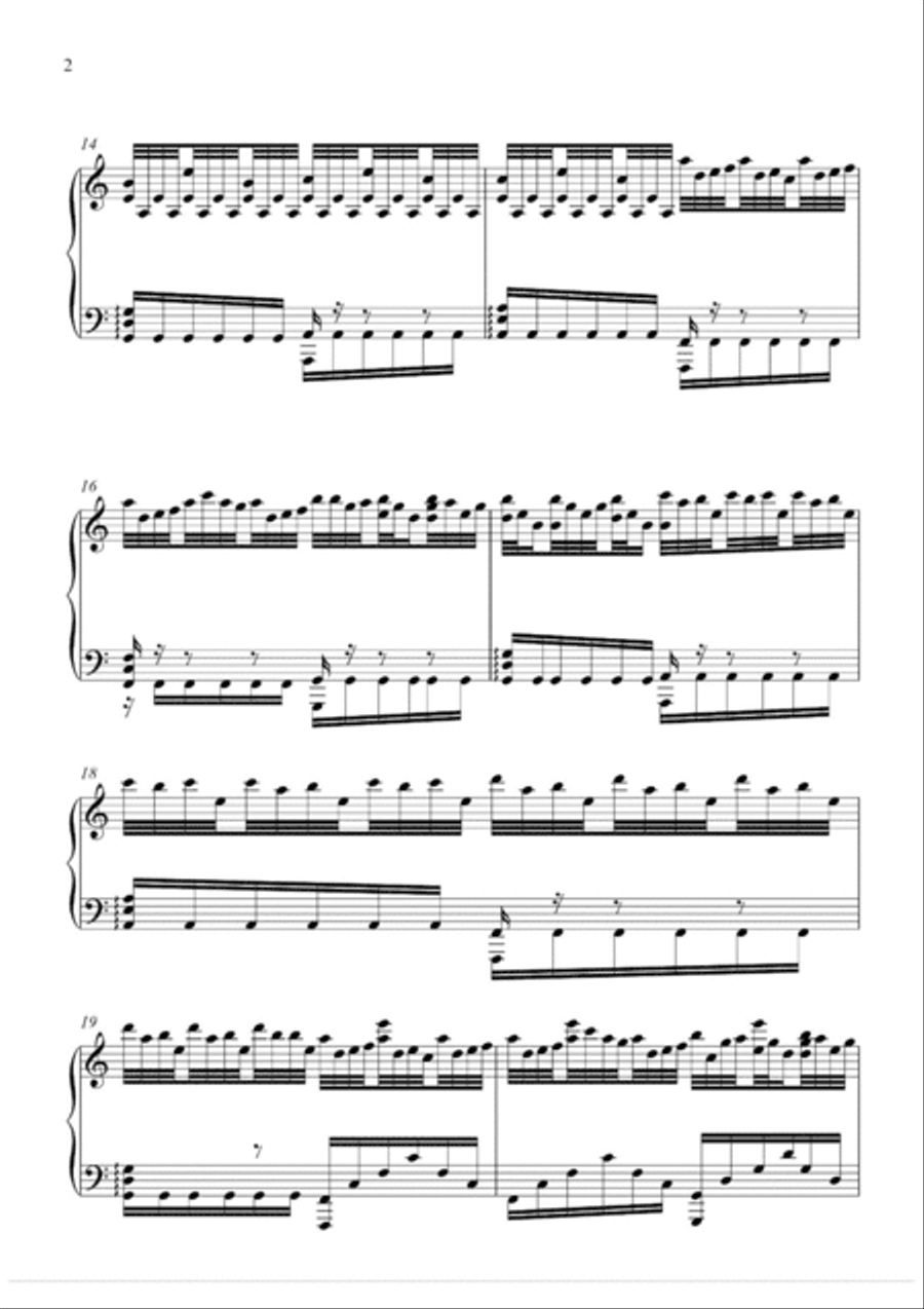 Cornfield Chase Piano Solo scores gallery preview page 2