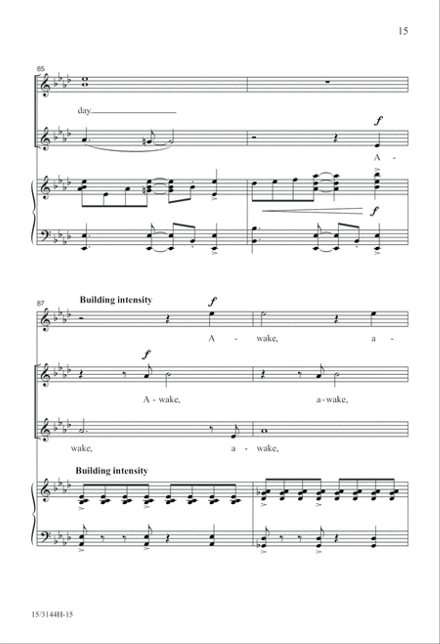 Awake, My Soul, and Sing! SSA scores gallery preview page 16