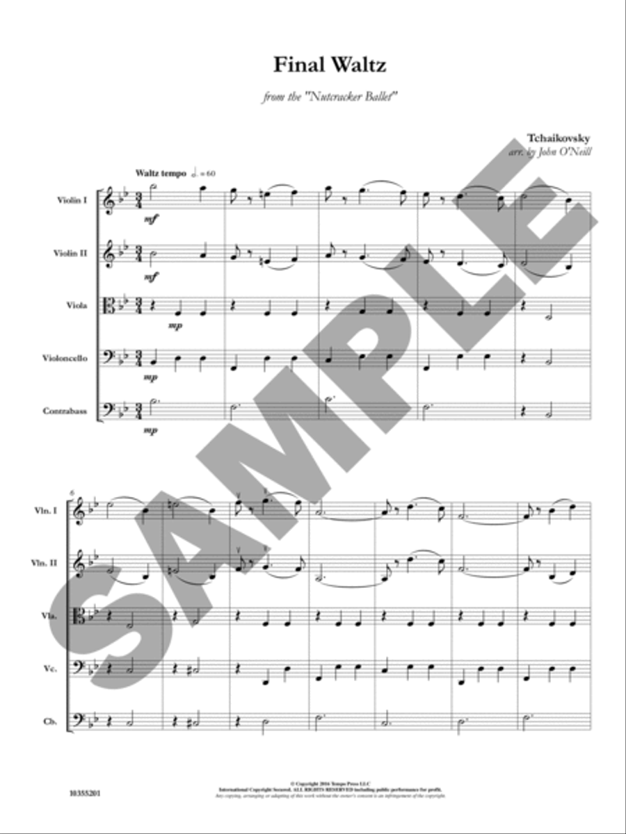 The Nutcracker Ballet: Final Waltz Orchestra scores gallery preview page 2