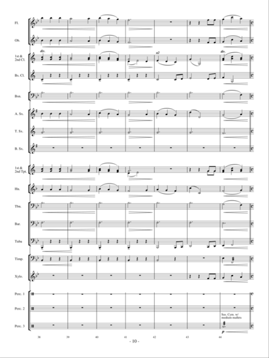 We Wish You A Calypso Christmas Concert Band scores gallery preview page 9