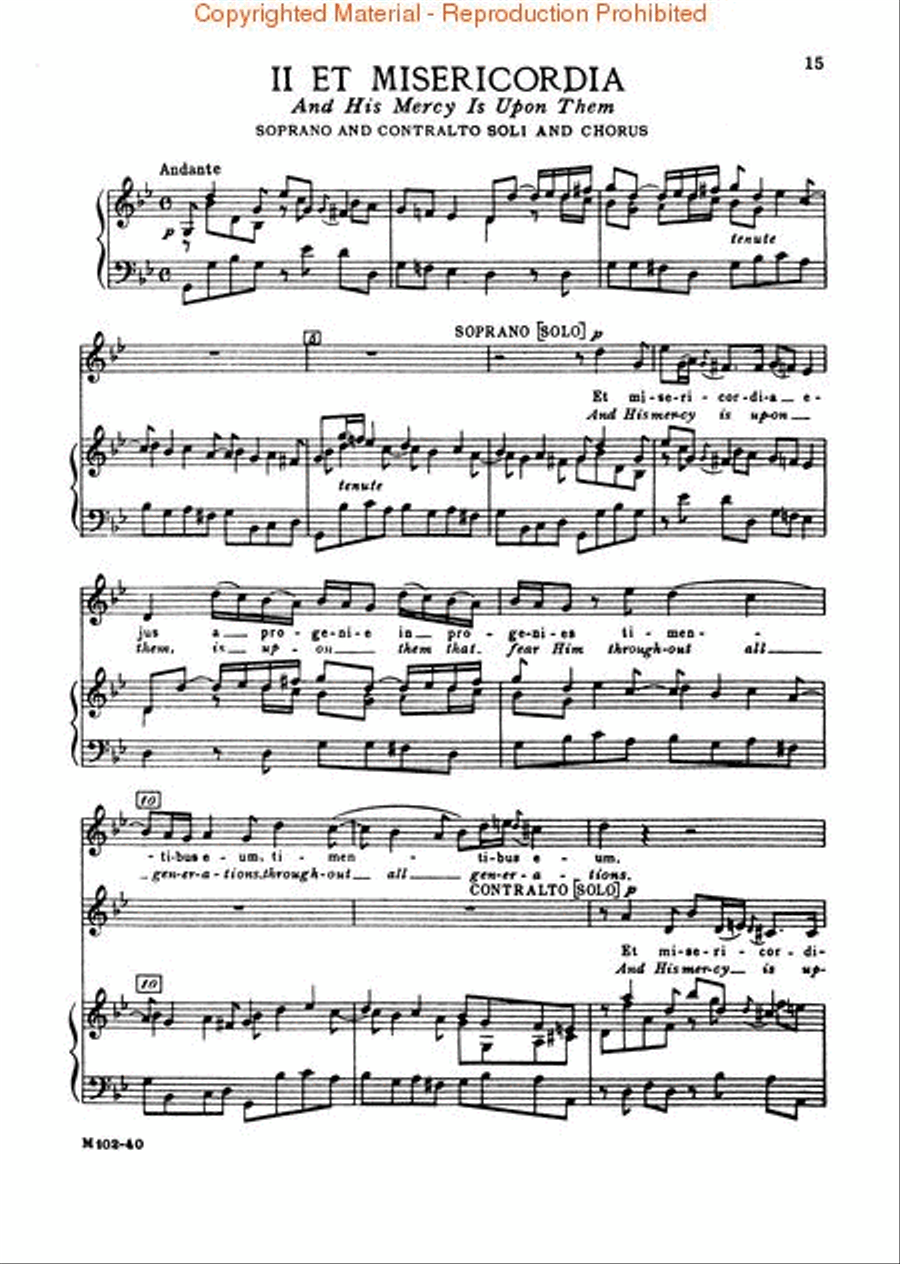 The Magnificat (SATB - Vocal Score) 4-Part scores gallery preview page 3