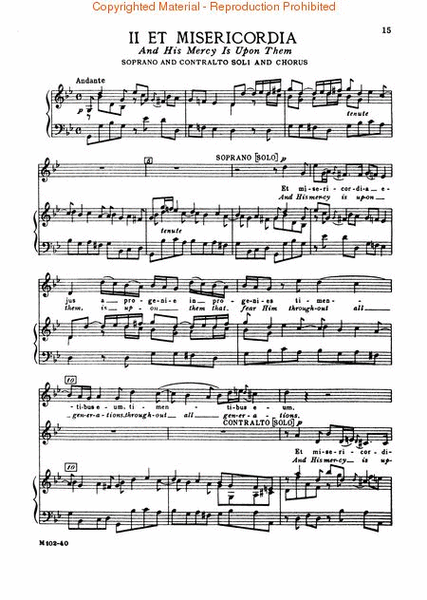 The Magnificat (SATB - Vocal Score)