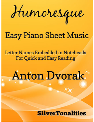 Book cover for Humoresque Easy Piano Sheet Music