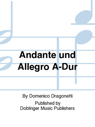 Book cover for Andante und Allegro A-Dur