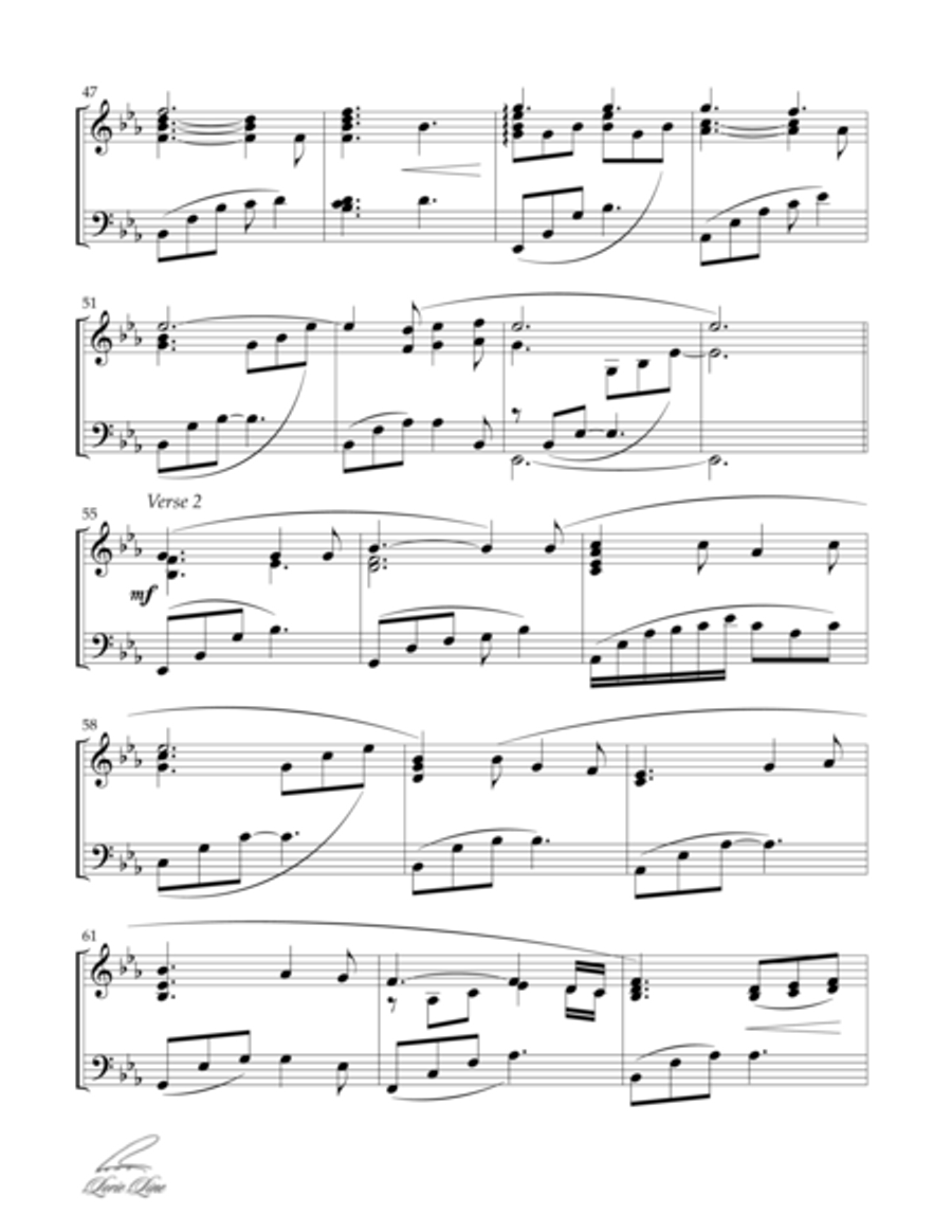 O Holy Night Piano Solo scores gallery preview page 5