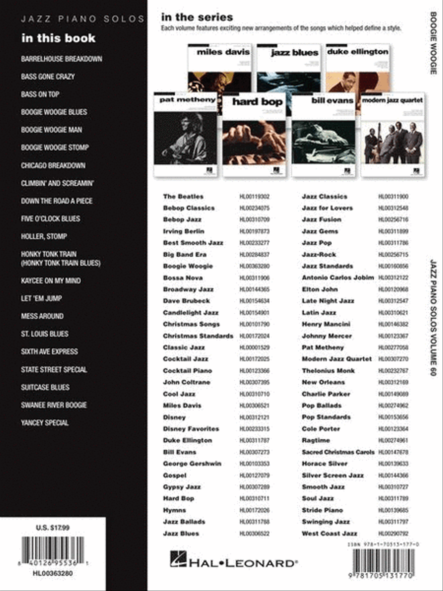 Boogie Woogie Piano Solo scores gallery preview page 8