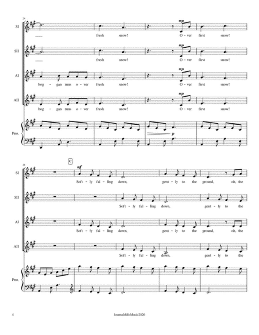 First Snow (A Winter Song for SSAA Choir) image number null