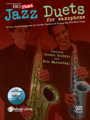 Book cover for Gordon Goodwin's Big Phat Jazz Saxophone Duets