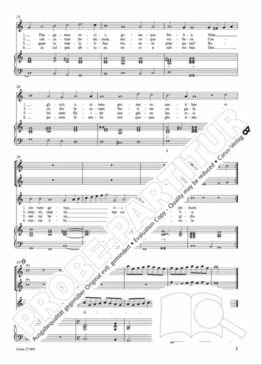 Hinni, Salve Regina, Motetti Score scores gallery preview page 28