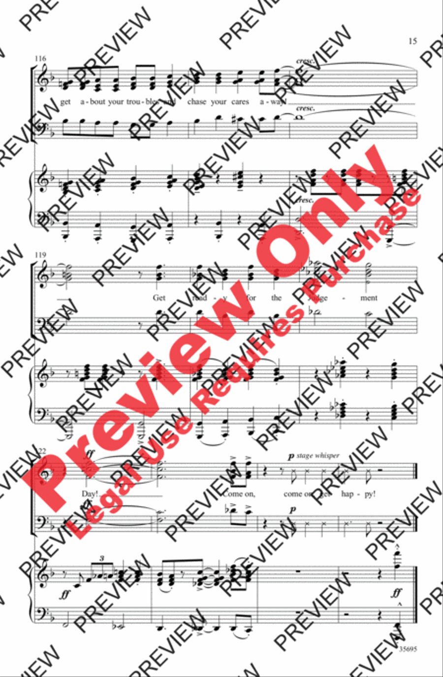 Get Happy Get Happy 3-Part scores gallery preview page 15