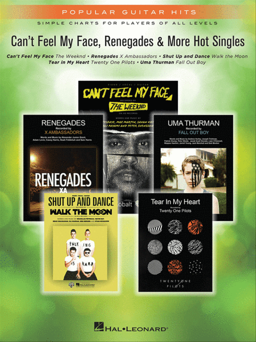 Can't Feel My Face, Renegades & More Hot Singles Electric Guitar scores gallery preview page 1
