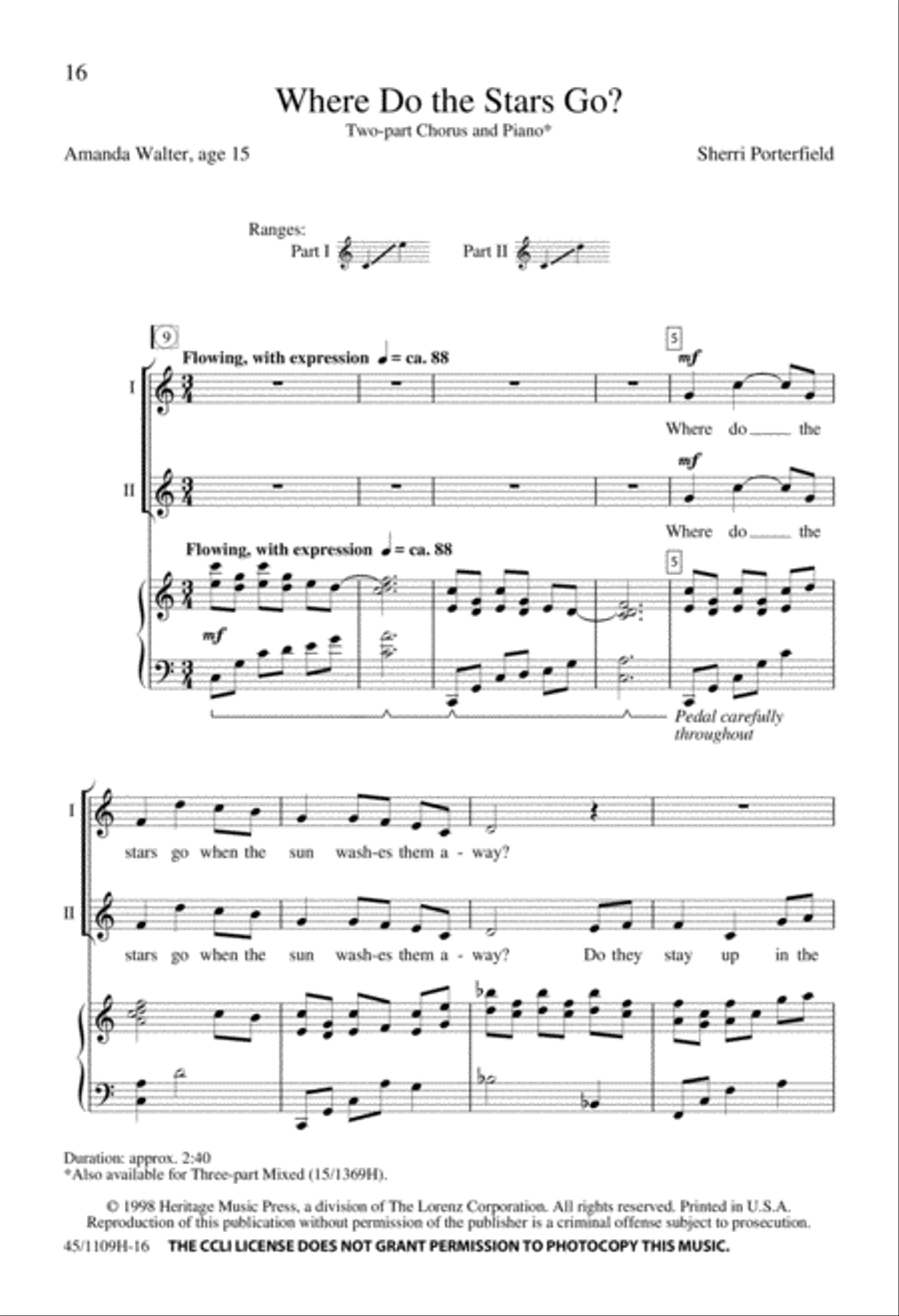 In Concert! for 2-part Choirs 2-Part scores gallery preview page 17
