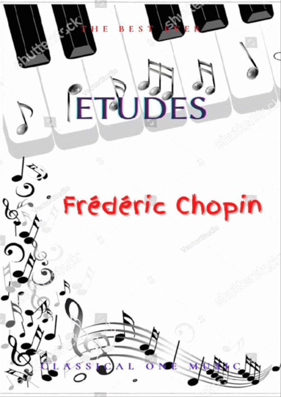 Chopin - Etude Op. 10, No. 4 in C-sharp minor for piano solo Piano Method scores gallery preview page 1