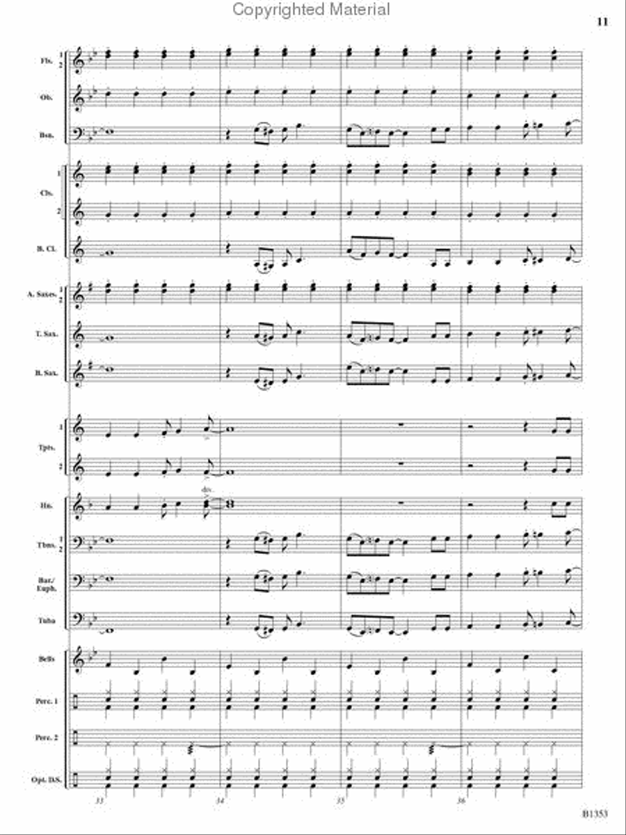 Cruisin' Concert Band scores gallery preview page 10