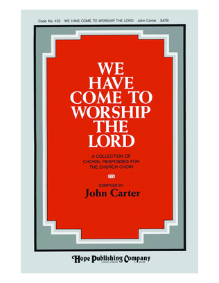 Book cover for We Have Come to Worship the Lord-Digital Download