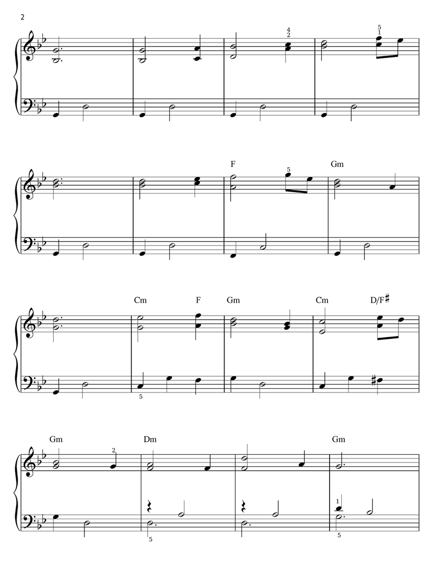 Davy Jones (from Pirates Of The Caribbean: Dead Man's Chest) Easy Piano scores gallery preview page 2
