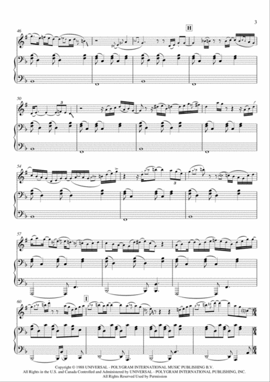 All I Want Is You Soprano Saxophone scores gallery preview page 4