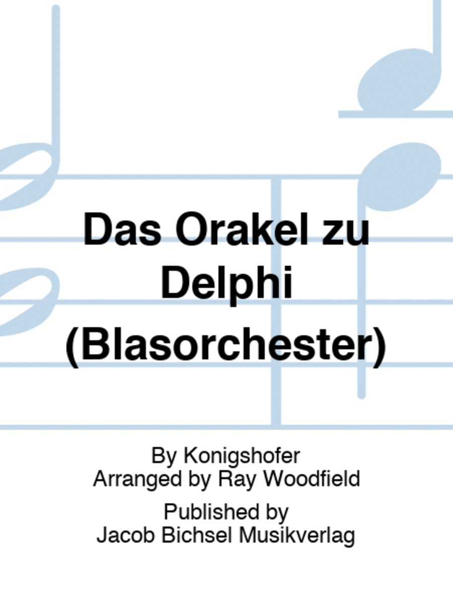 Das Orakel zu Delphi (Blasorchester) Concert Band scores gallery preview page 1