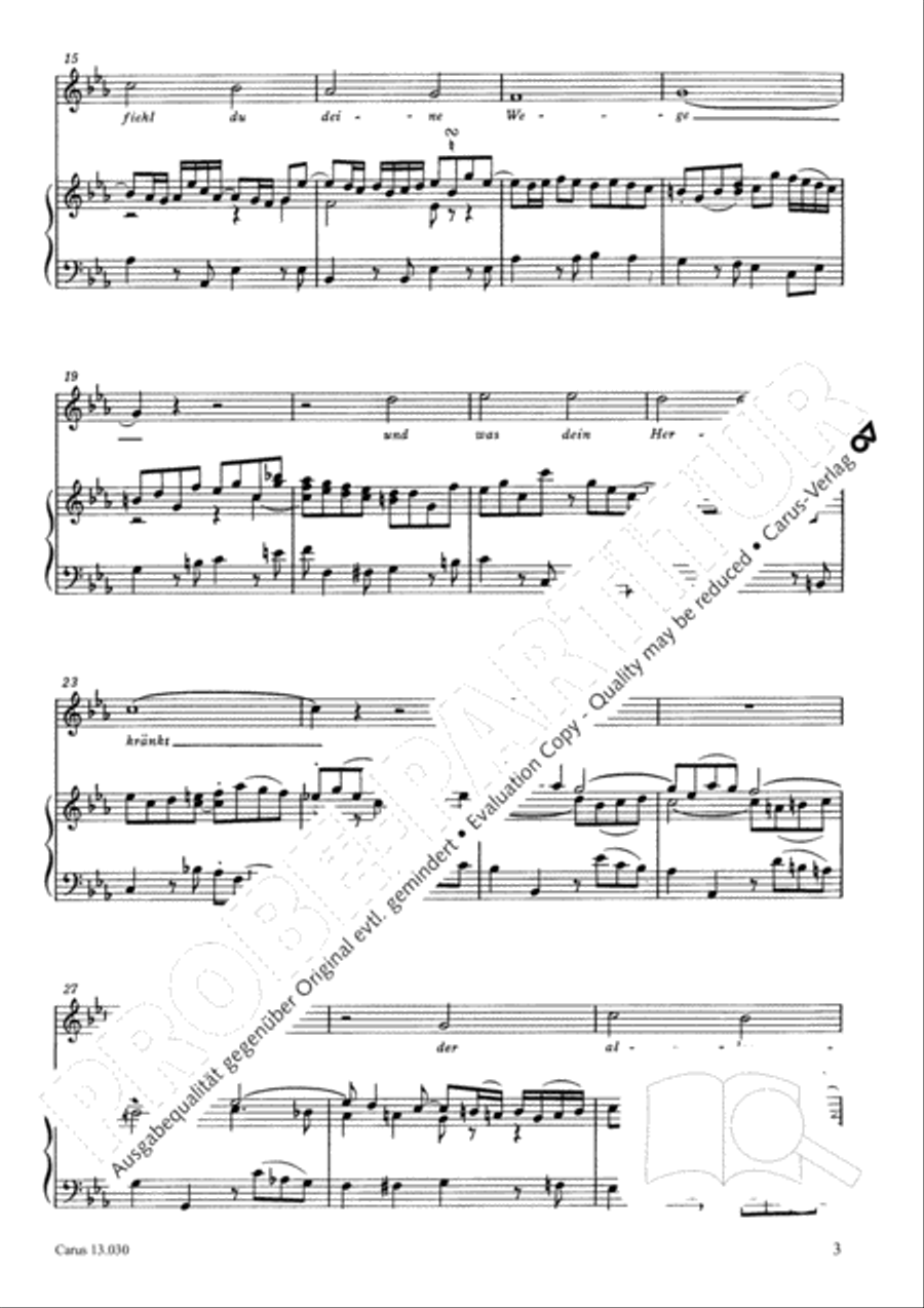 Befiehl du deine Wege Oboe scores gallery preview page 4