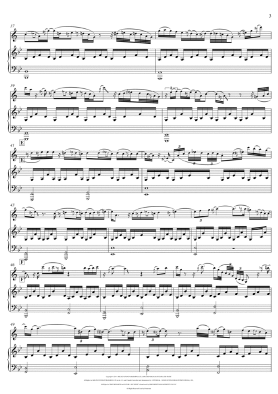 Someone Like You Clarinet Solo scores gallery preview page 3