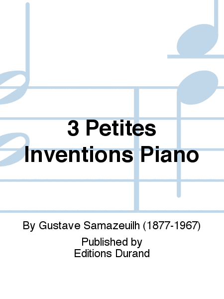 3 Petites Inventions Piano