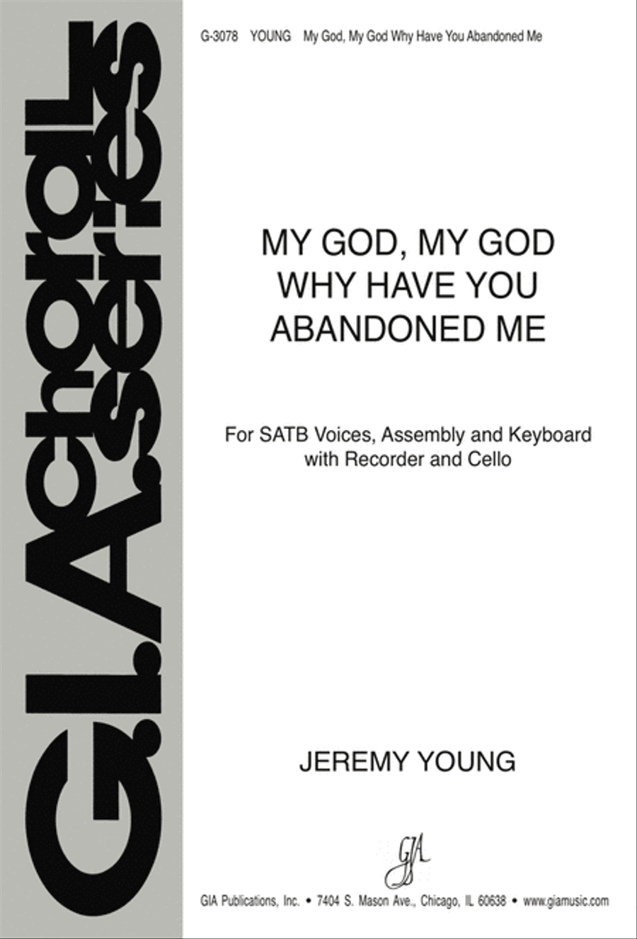 My God, My God, Why Have You Abandoned Me - Instrument edition Alto Recorder scores gallery preview page 1