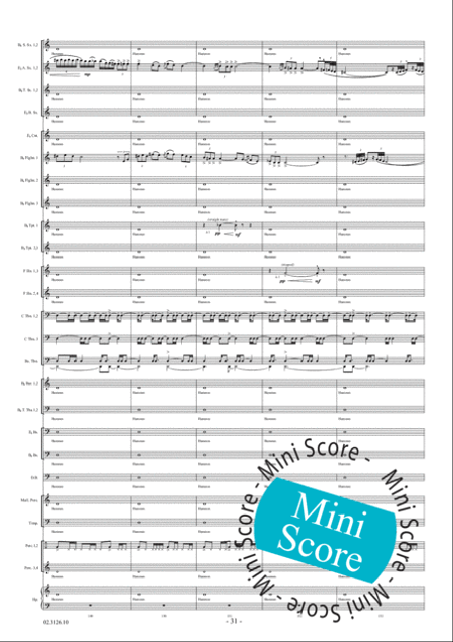 Migyur Fanfare Band scores gallery preview page 37