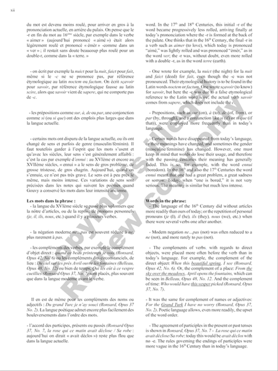 Songs of Gouvy, Volume 2: 18 Sonnets et chansons de Desportes; 18 Poésies de Moritz Hartmann Voice Solo scores gallery preview page 46