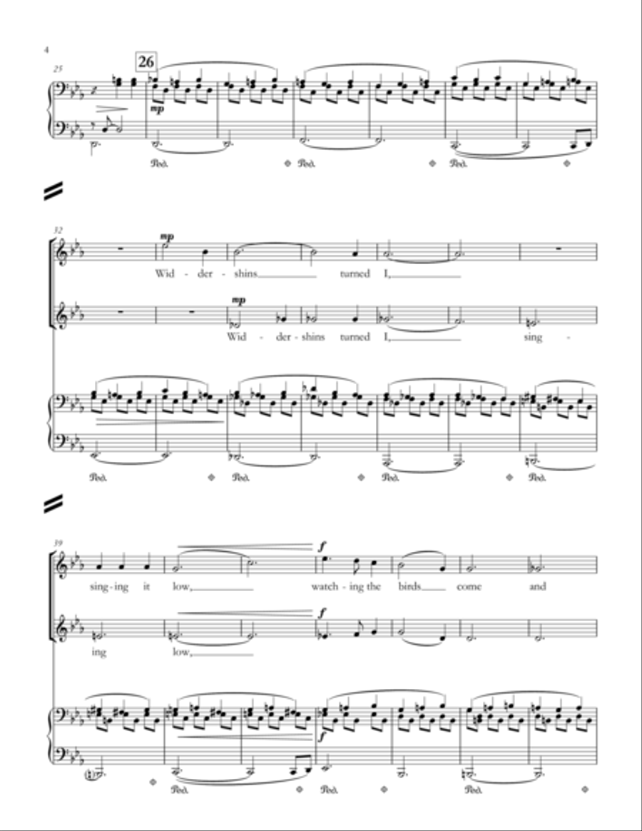 A Song of Enchantment SSA scores gallery preview page 4