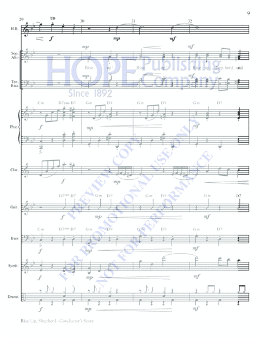 Rise Up, Shepherd Rise Up, Shepherd Choir scores gallery preview page 9