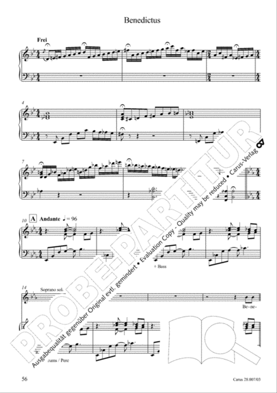 Missa latina Missa latina 4-Part scores gallery preview page 57