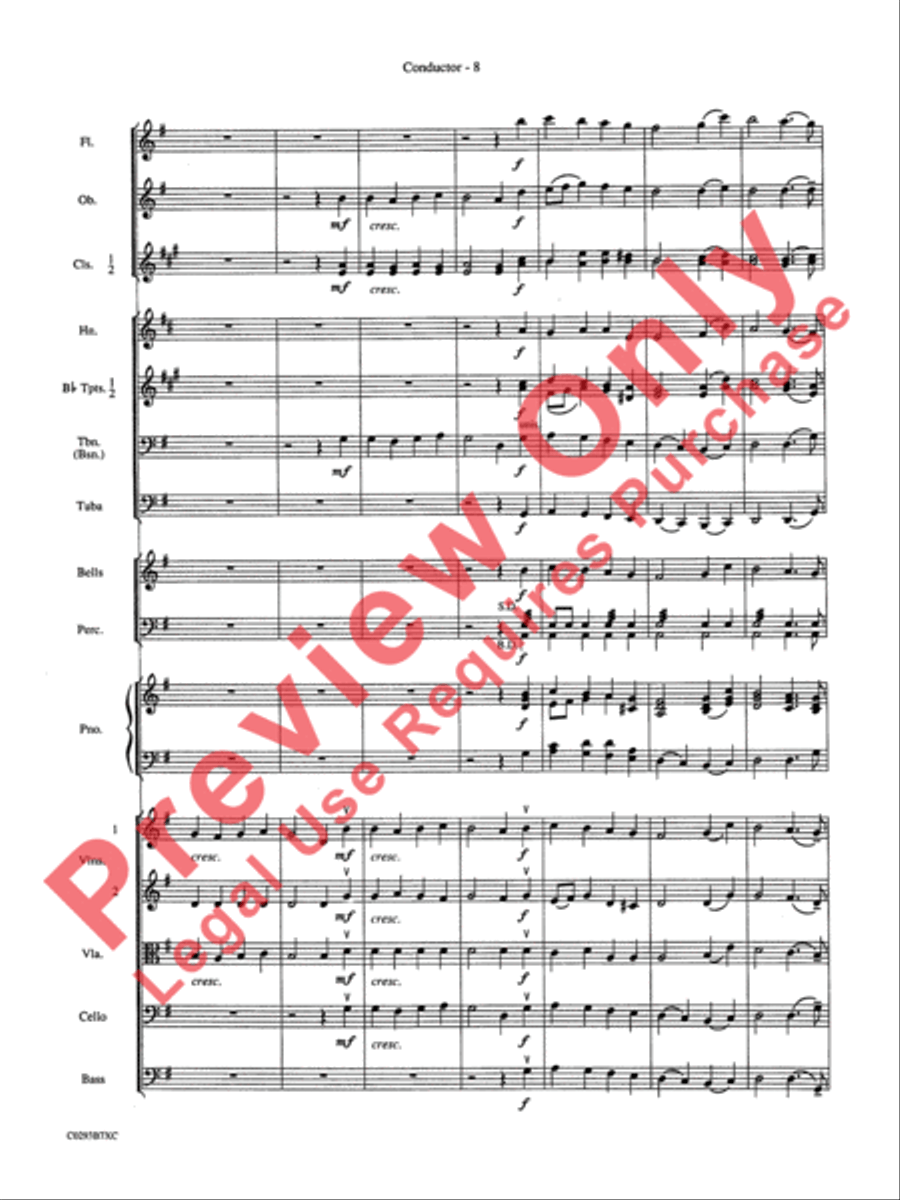 Christmas Sing-a-Long Full Orchestra scores gallery preview page 11