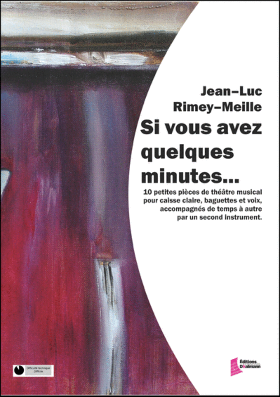 Si vous avez quelques minutes... Percussion scores gallery preview page 1