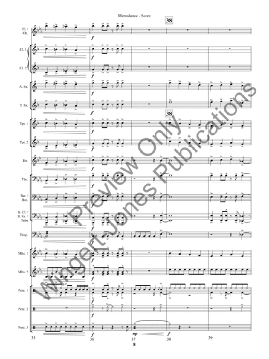 Pacifica Concert Band scores gallery preview page 11