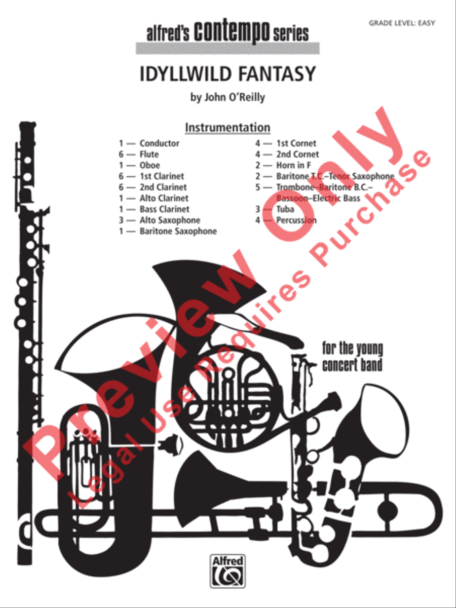 Idyllwild Fantasy Concert Band scores gallery preview page 2