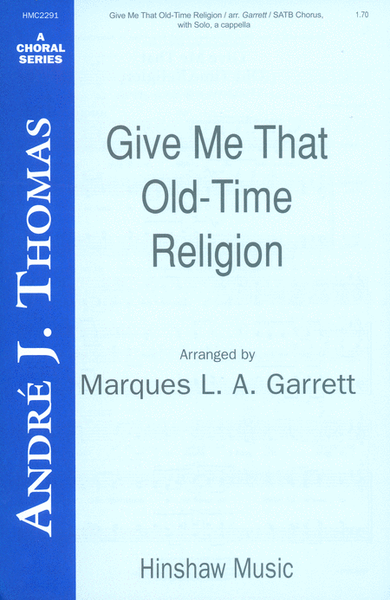 Give Me That Old Time Religion image number null