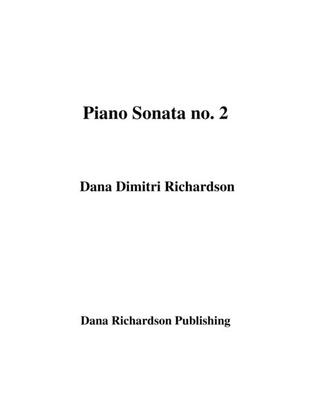Piano Sonata no.2 image number null