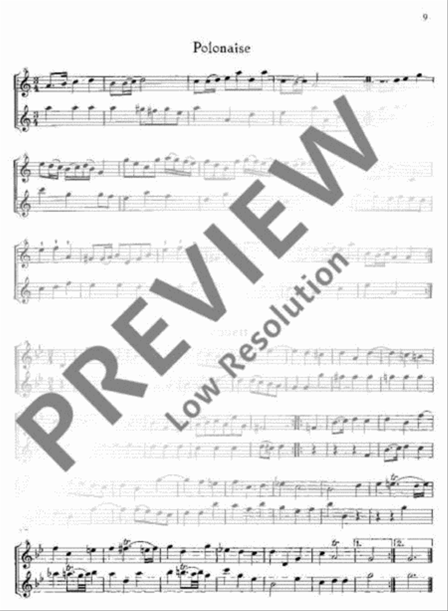 12 Pieces Alto Recorder scores gallery preview page 10