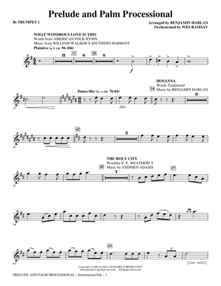 Prelude And Palm Processional - Bb Trumpet 1