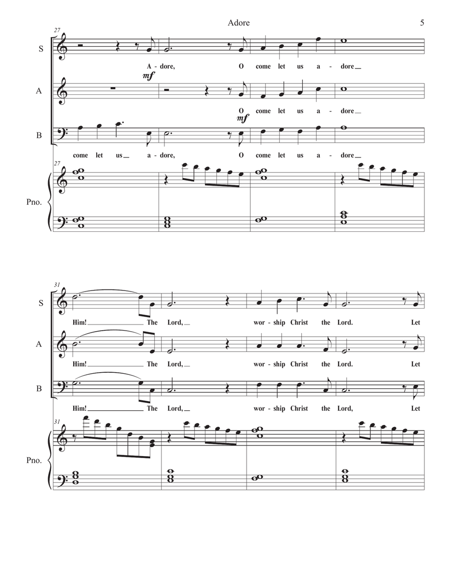 Adore 3-Part scores gallery preview page 5