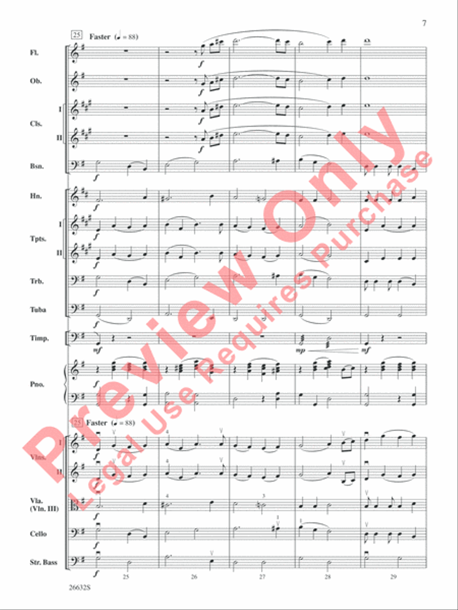 Aura Lee Aura Lee Full Orchestra scores gallery preview page 8