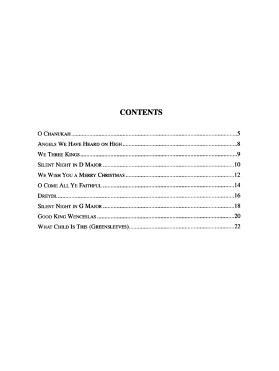 More Festive Strings Piano scores gallery preview page 5