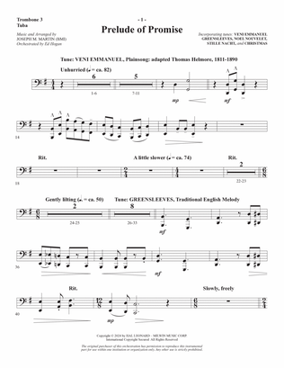 The Star Arising (A Cantata For Christmas) - Trombone 3/Tuba