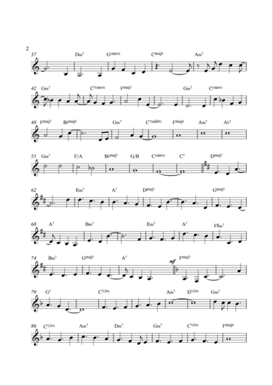 Vær velkommen, Herrens år (Fantasy) Piano Solo scores gallery preview page 3
