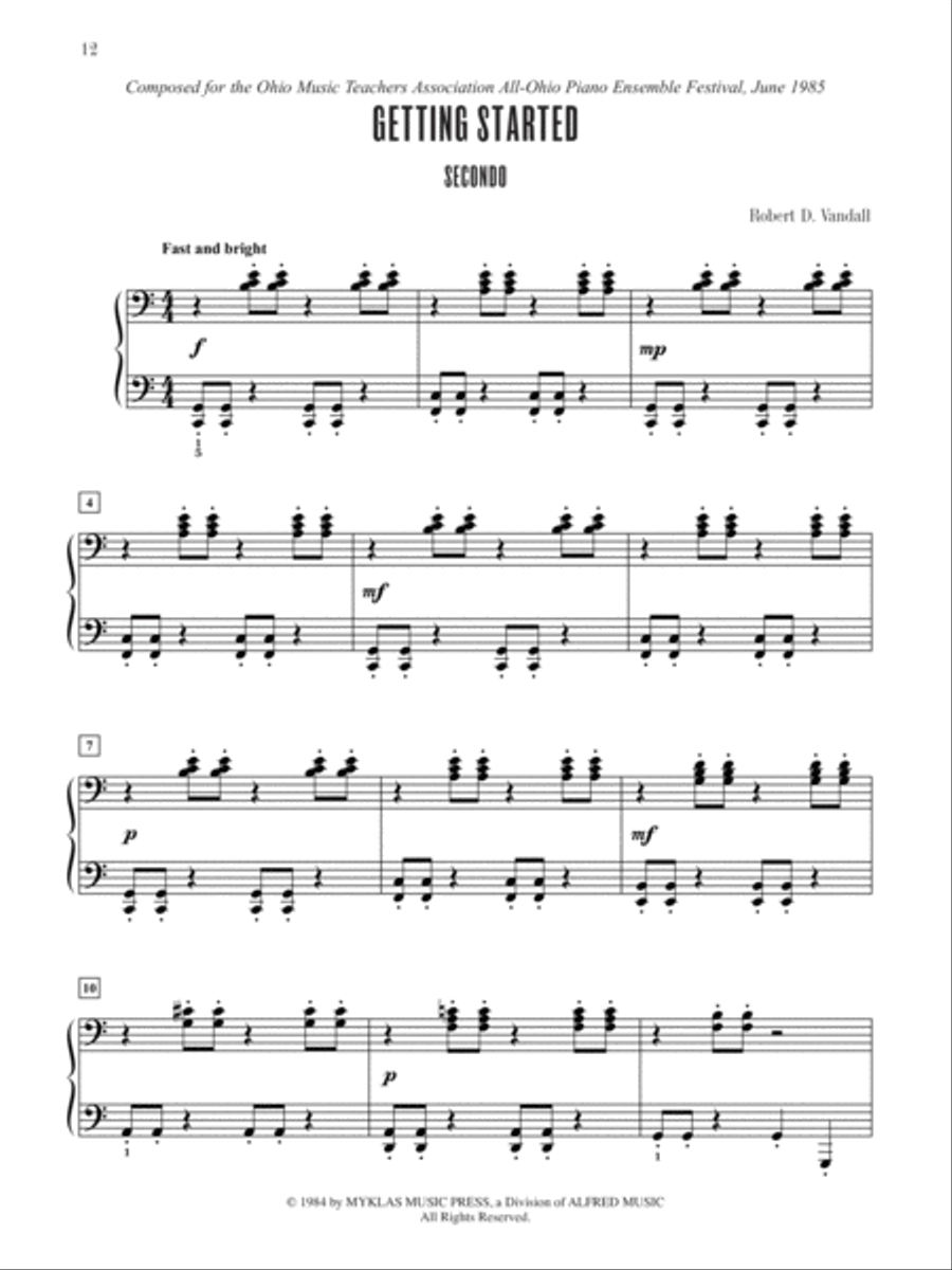 Contest Winners for Two, Book 4 Small Ensemble scores gallery preview page 4