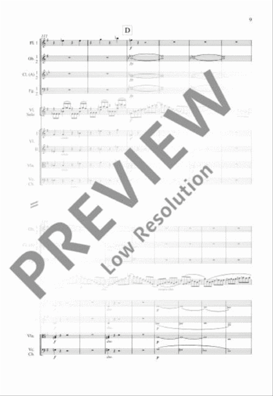 Concerto E minor Orchestra scores gallery preview page 16