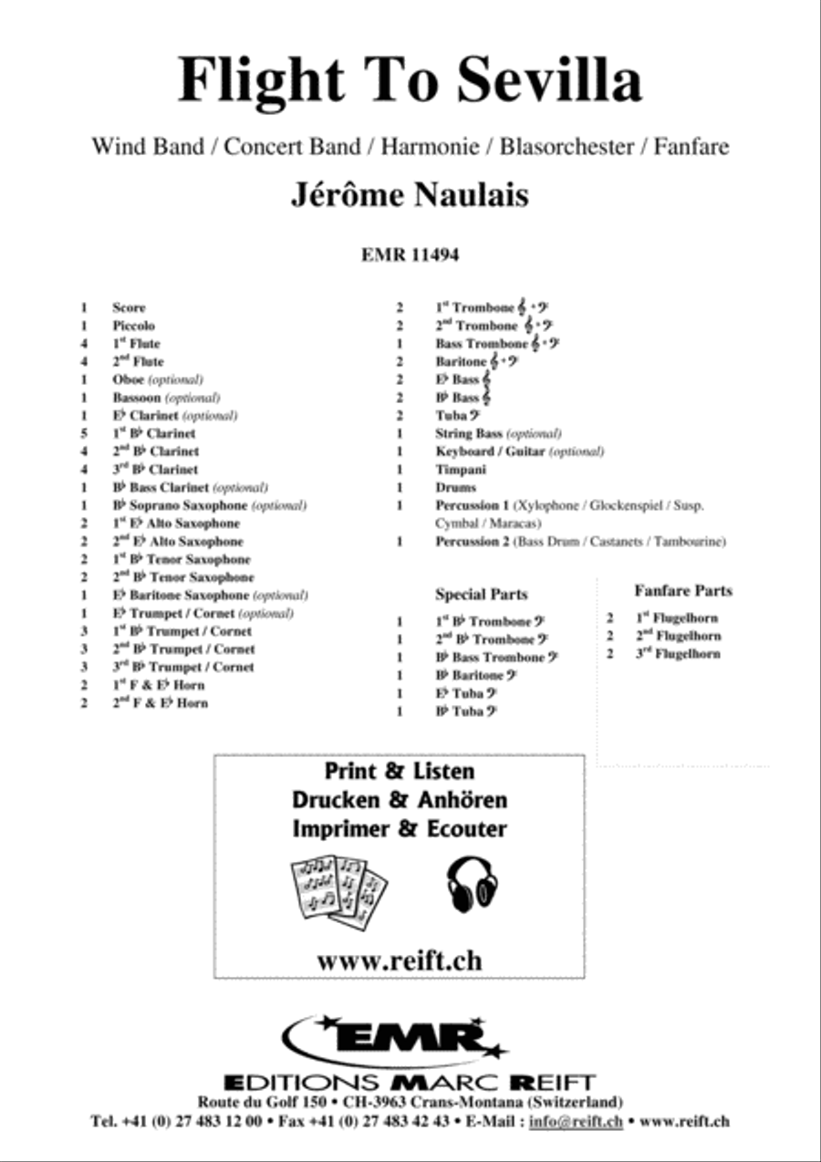 Flight To Sevilla Flight To Sevilla Concert Band scores gallery preview page 2