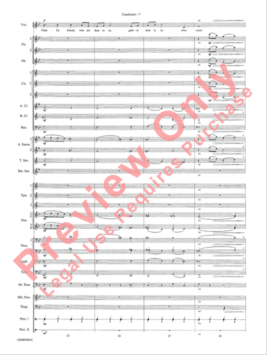 Have Yourself a Merry Little Christmas Concert Band scores gallery preview page 9