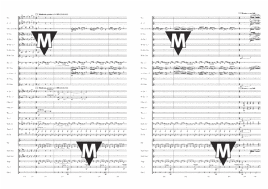 Romanian Dances II - Suite Concert Band scores gallery preview page 25